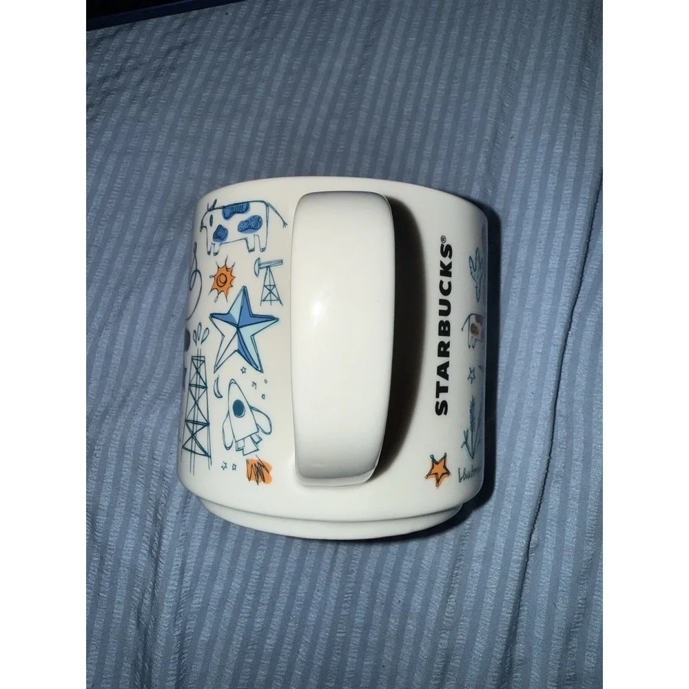 Starbucks TEXAS Lone State Been There Series 14 oz Coffee Tea Mug Western No Box